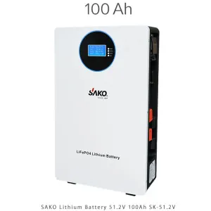 باطری لیتیوم 10 کیلو وات ساکو